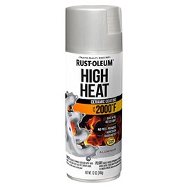 Rust-Oleum 248904 Automotive High Heat Spray Paint, 12 Ounce (Pack of 1), Flat Aluminum