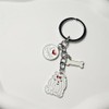 Harikaji Dog Keychain Ring, Cool Cute Pet Dog Keyring Bag