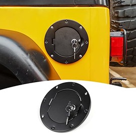 Locking Fuel Door Gas Tank Cover for Jeep Wrangler TJ 1997-2006