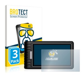 BROTECT Protective Glass for Topdon ArtiDiag800 BT (Pack of 3) Protective Film Tempered Glass [Extremely Scratch-Resistant 9H, Anti-Fingerprint, Ultra Transparent]