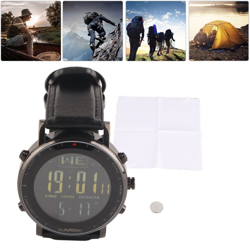 Fishing Barometer Watch Altitude Compass Indicator Mountaineering Outdoor Sports Wrist