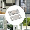 8PCS Strong Magnetic Door Catch, Ultra Thin Stainless Steel Latch