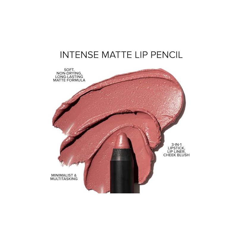 Nudestix Intense Matte Lip + Cheek Pencil – 3-in-1 Long-Wear