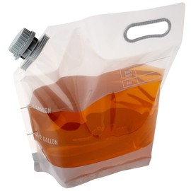 Restaurantware Restaurantware Cater Tek 1 Gallon Water Containers 10 Drink Bags - Collapsible Includes Tamper-Evident Caps Clear Plastic Beverage Bags For Catered Events Camping or Hiking Durable Handle