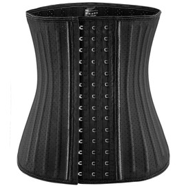 ECOWALSON Waist Trainer for Women Corset Cincher Body Shaper Girdle Trimmer with Steel Bones Extender