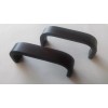 AMATOM (Lot 2pcs) Black Aluminum Handels 5/8" x 1/4" x