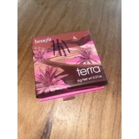 Benefit NIB! Benefit Cosmetics Terra Blush Powder 0.21 Oz  NO BRUSH Ink On Box