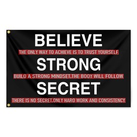 Discipline Motivational Flag 3x5 Ft Gym Inspirational Flag Fitness Gym Flags for Home Gym Wall Decor And College Dorm Room Office Cave Sign Banner Decor