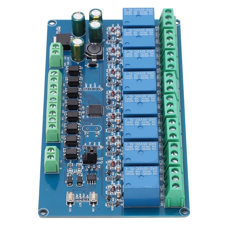 Relay Module 8 Channel Optocoupler Input Signal Detection Electronic Component