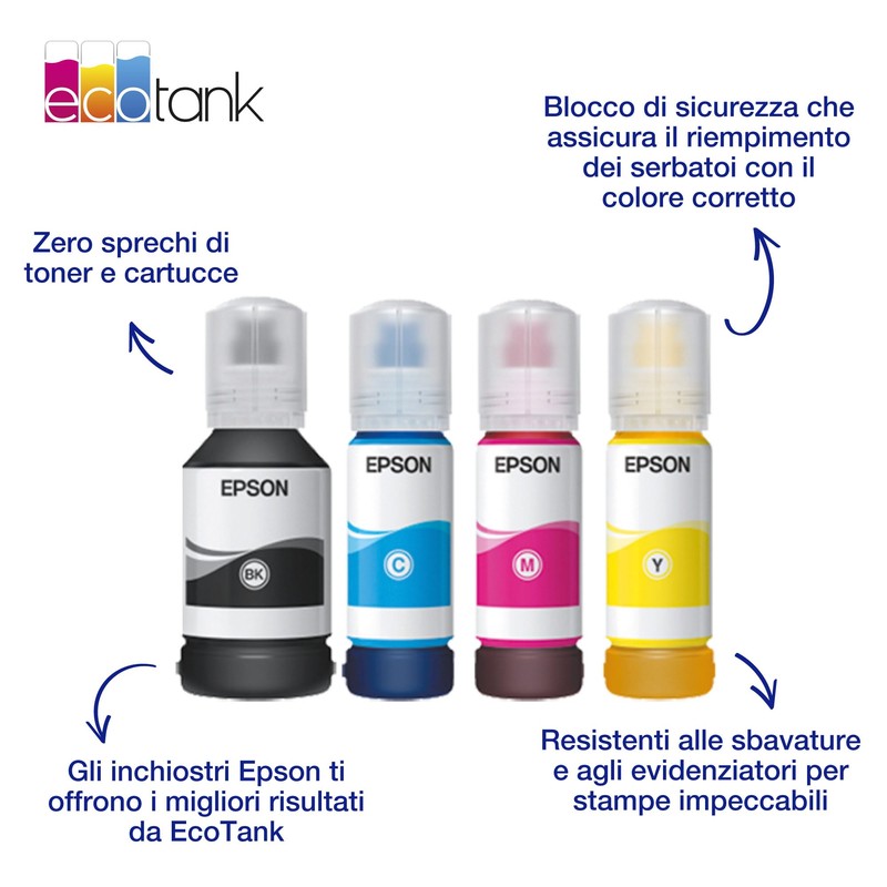 Epson EcoTank 113 Original Ink Bottle, Magenta, Pigment Ink