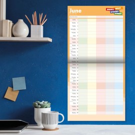 Dayplanner Publishing Busy Family Organiser Calendar 2025 With Event Stickers, Large Square Wall Calendar, 12 Month, Busy Family Organiser Gift Calendar