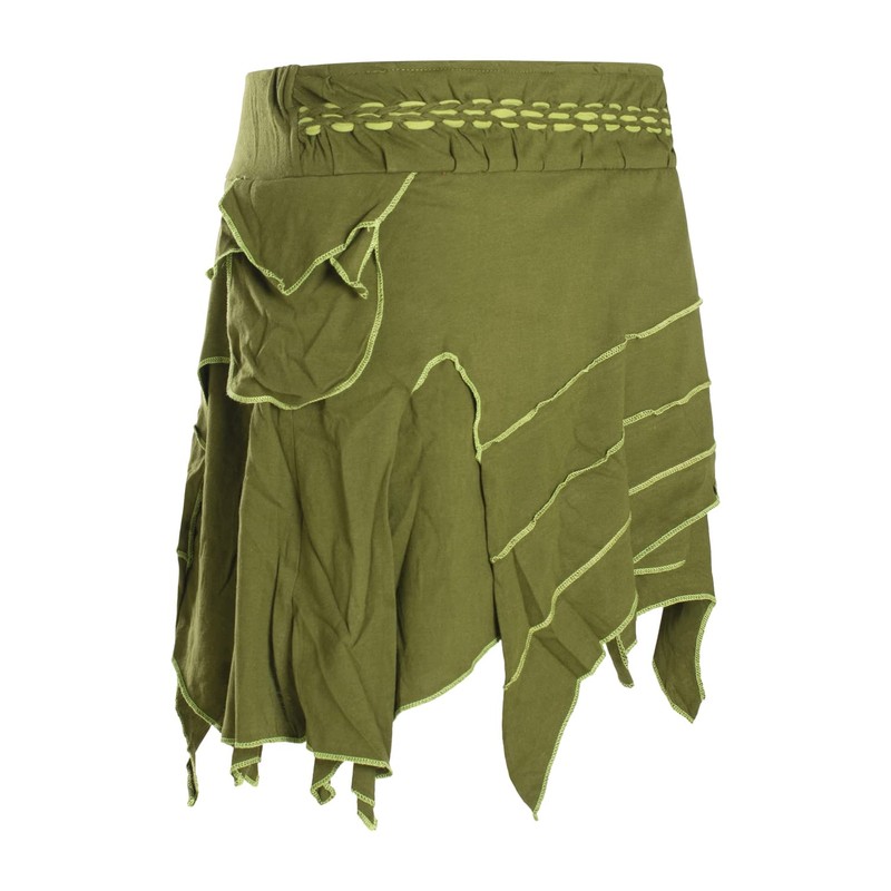 Vishes - Alternative Clothing - Women's Skirt Goa Pointed Skirt