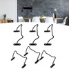 Pack of 6 Metal Red Wine Display Holder Wall Mounted