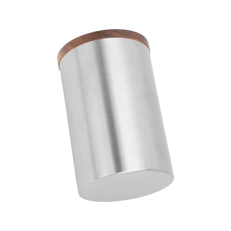 Tea Canister 304 Stainless Steel Tea Container Thicken Tea Sealing