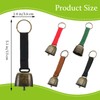 WUMUZAI 2 Pack Small Cow Bell for Dog Collar, Loud