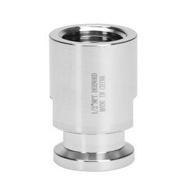 DERNORD 1/2'' Tri clamp Adapter to 1/2 inch FNPT Thread Ferrule Sanitary Pipe Fitting