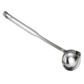 Stainless Steel Oil Separating Ladle for Soup Hot Pot, Fine Filtering Holes, Multifunctional Kitchen Tool