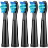 Replacement Brushes for Fairywill D1/D3/D7/D8/FW508/FW515/FW551/FW917/FW959/FW2011, Pack of 5 Replacement Brushes