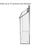 Marketing Holders Outdoor Literature Display Box Realtor Holder Postcard Wall