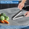 Fresh Meat Slicer - Stainless Steel Manual Fresh Meat Cutter