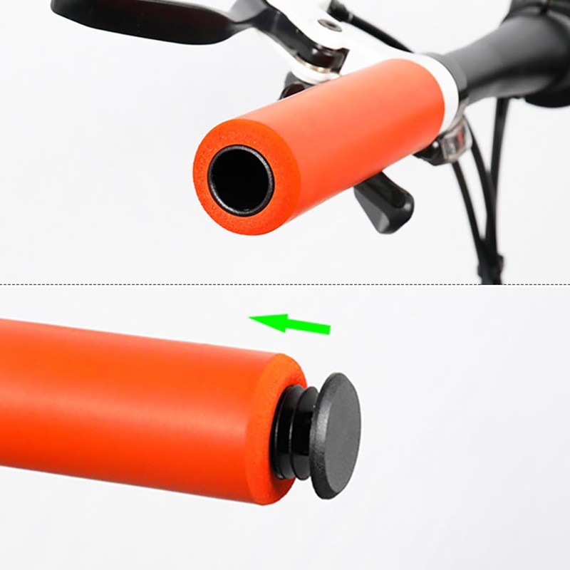 Auswalar 10 PCS Bicycle Bar End Plug, Plastic Handle Grip
