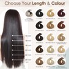 Elailite Nano Beads Hair Extensions Real Human Hair 50 Strands