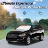 PAIMOHO Windshield Sun Shade for Volvo XC60 2018-2024, Car Front