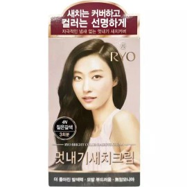 WOW Color 려 우아채 멋내기 새치크림 4N짙은갈색 3회분 1개 염색 L'oeu Cha E Nail Tint Brown Cream 4N Light Brown 3 Sets