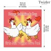 Twizler Funny Galentines Day Card with Hens – Funny Galentine’s
