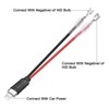 XMSJSIY H1 LED Wiring Headlight Converter Cables Conversion Harness Connector