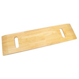 Sammons Preston Transfer Board with Slots, Geriatric Transfer Tool for Elderly, Handicapped, & Disabled Individuals, Wooden Transfer Aid with Handles for Caretaker Assistance, 30" Long