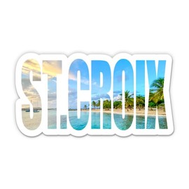 Squiddy St. Croix USVI - Vinyl Sticker for Car, Laptop, Notebook (5.5" Wide)