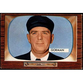 1955 Bowman # 293 Tom Gorman Umpire (Baseball Card) VG/EX Umpire