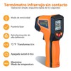 ZORBES® Pistola de termómetro Infrarrojo, Termómetro Pistola Temperatura Láser Digital
