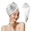 Toalla de satén para el cabello, toalla de pelo súper