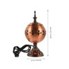 Totority Electric Incense Burner, Middle Eastern Style Tabletop Electric Censer,
