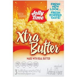 Jolly Time, Xtra Butter Microwave Pop Corn, Butter (Pack of 12)
