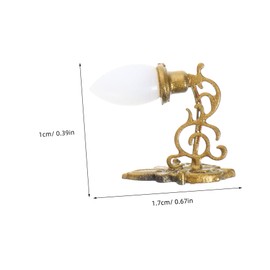 Operitacx 4 Stück Modell Wandleuchte Miniatur Puppenhaus Licht wandlampe retro wandleuchte vintage Sandtisch Zubehör vintage wandleuchte puppenhaus mini wandleuchte kleine Wandlampe Abs