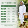 POLLIBEE 35Pcs Beekeeping Supplies Starter Kit with Bee Suit,Smoker &