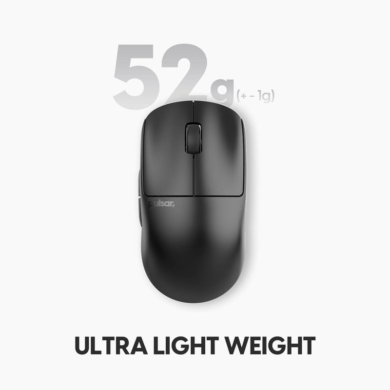 Pulsar Gaming Gears X2 v3 Wireless Gaming Mouse, Ultra Lightweight,