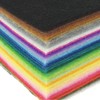42pcs Felt Fabric Sheet 4"x4" Assorted Color DIY Craft Squares