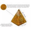 Metatron Cube Pyramid with Citrine – Abundance & Positive Energy