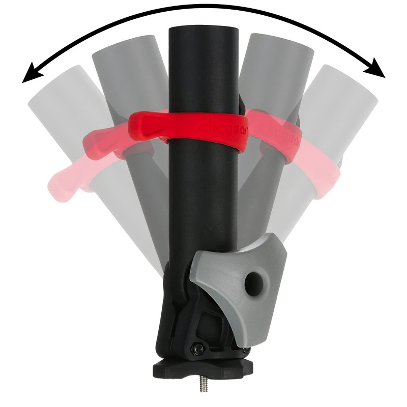 Clicgear Umbrella Angle Adjuster Mount and Rovic Golf Push Carts