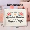 UPNEGE Pastor's Wife Gift Makeup Bag Pastor's Wife Appreciation Gifts