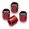iPick Image for GMC Logo in Black on Red Aluminum