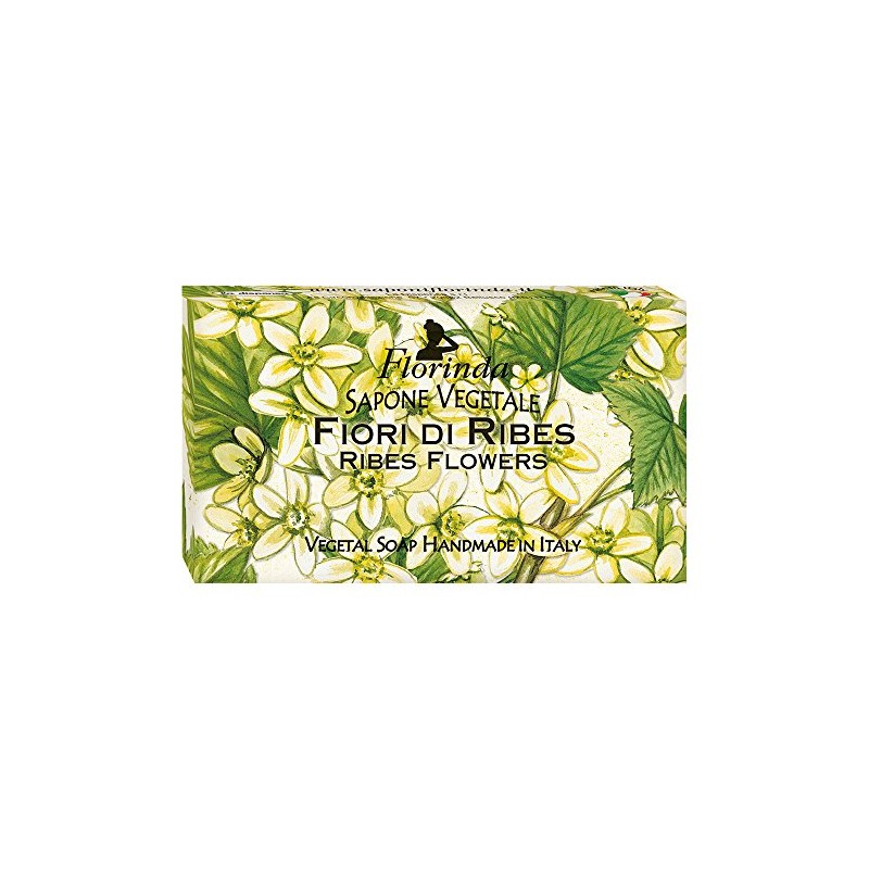 Florinda Floral Air Ribes Flowers Vegetal Soap Bar 100 G