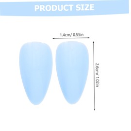 Baluue 24pcs Rose Design Press Nails Rhinestones Easy to Use Artificial Nails for Women for Weddings Birthdays and Everyday Wear Chic Full Coverage