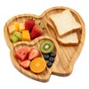 Wooden Serving Tray, Heart Charcuterie Boards for Wedding, Housewarming