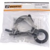 Riggatec Half Clamp – Half Coupler Black with Eyelet up