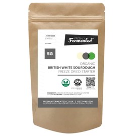 Freshly Fermented - Certified Organic Freeze Dried Sourdough Starter, British White